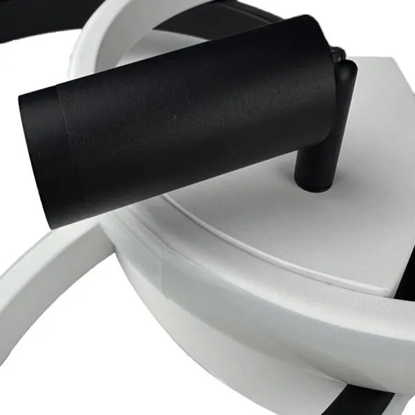 Plafonieră LED dimabilă LED/70W/230V 3000-6500K alb/negru + telecomandă