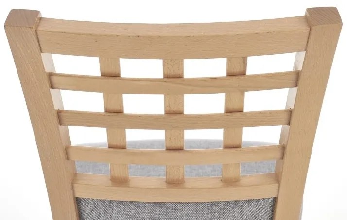 Scaun de bucaterie Gerard 3, stejar gri/miere