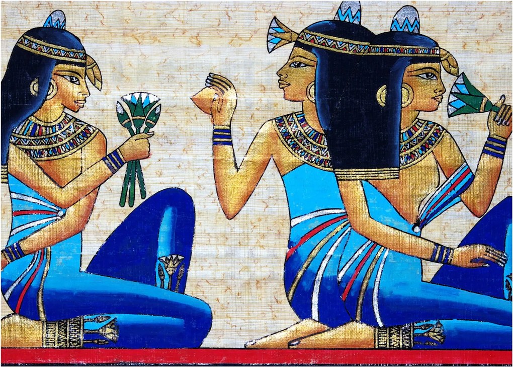 Tablou - Picturi egiptene (70x50 cm)