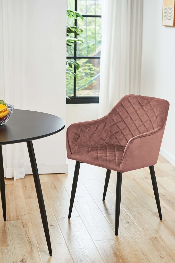 Scaun de masă Sunanda (roz) (2buc). Promo -25%. 1069504