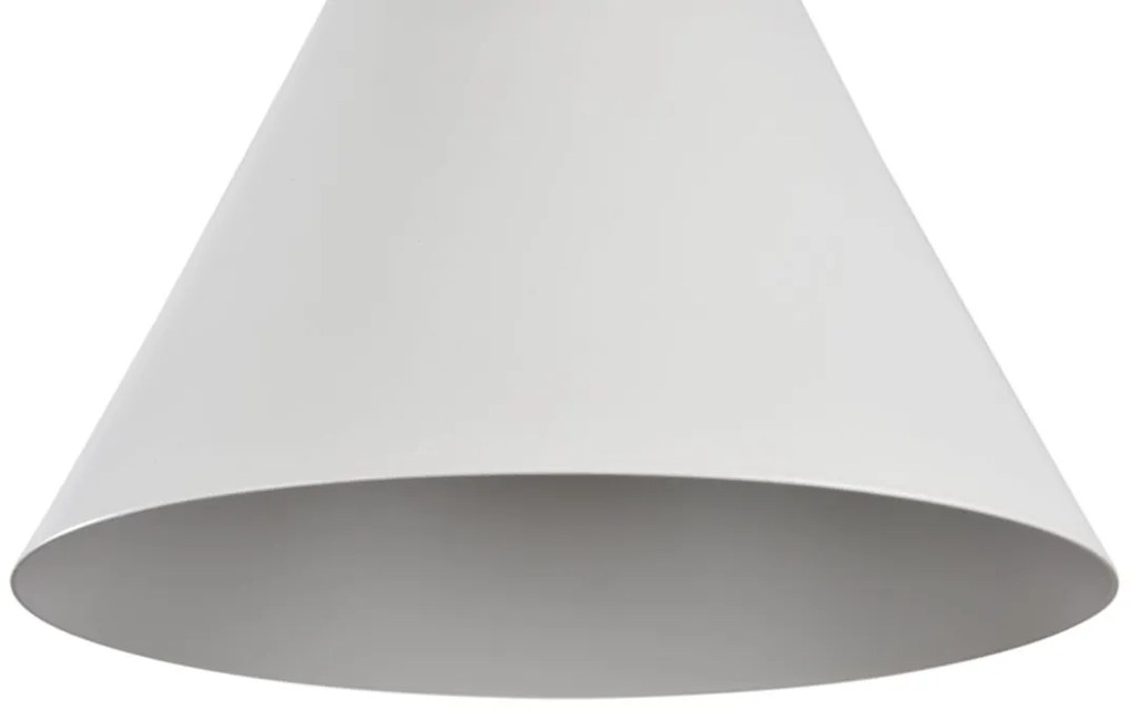Pendul design modern Bicones alb 22