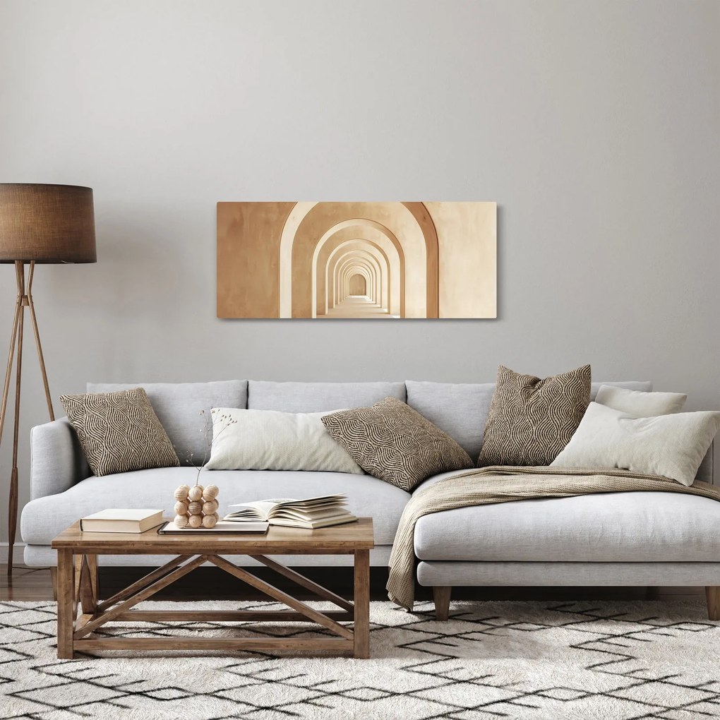 Tablou - Pasaj Bej (120x50 cm)