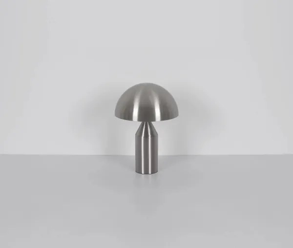 Globo 21030N - Lampă de masă ATOMA 2xE27/40W/230V crom mat