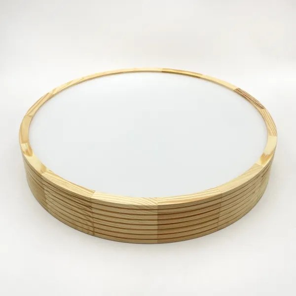 Plafonieră NATURAL MODERN 3xE27/15W/230V, diametru 47,5 cm, lemn de pin