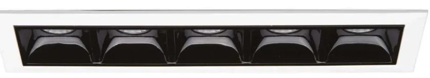 Corp incastrabil cu 5 spoturi LED LIKA FI TRIM 12W 4000K