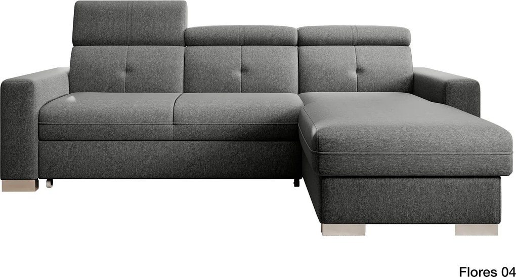 Colțar lemn masiv Extensibil Fiona 247x176cm Ladă Depozitare Personalizabil