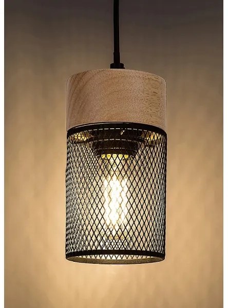 Lustră pe cablu CALLUM 1xE27/25W/230V fag Rabalux 72041