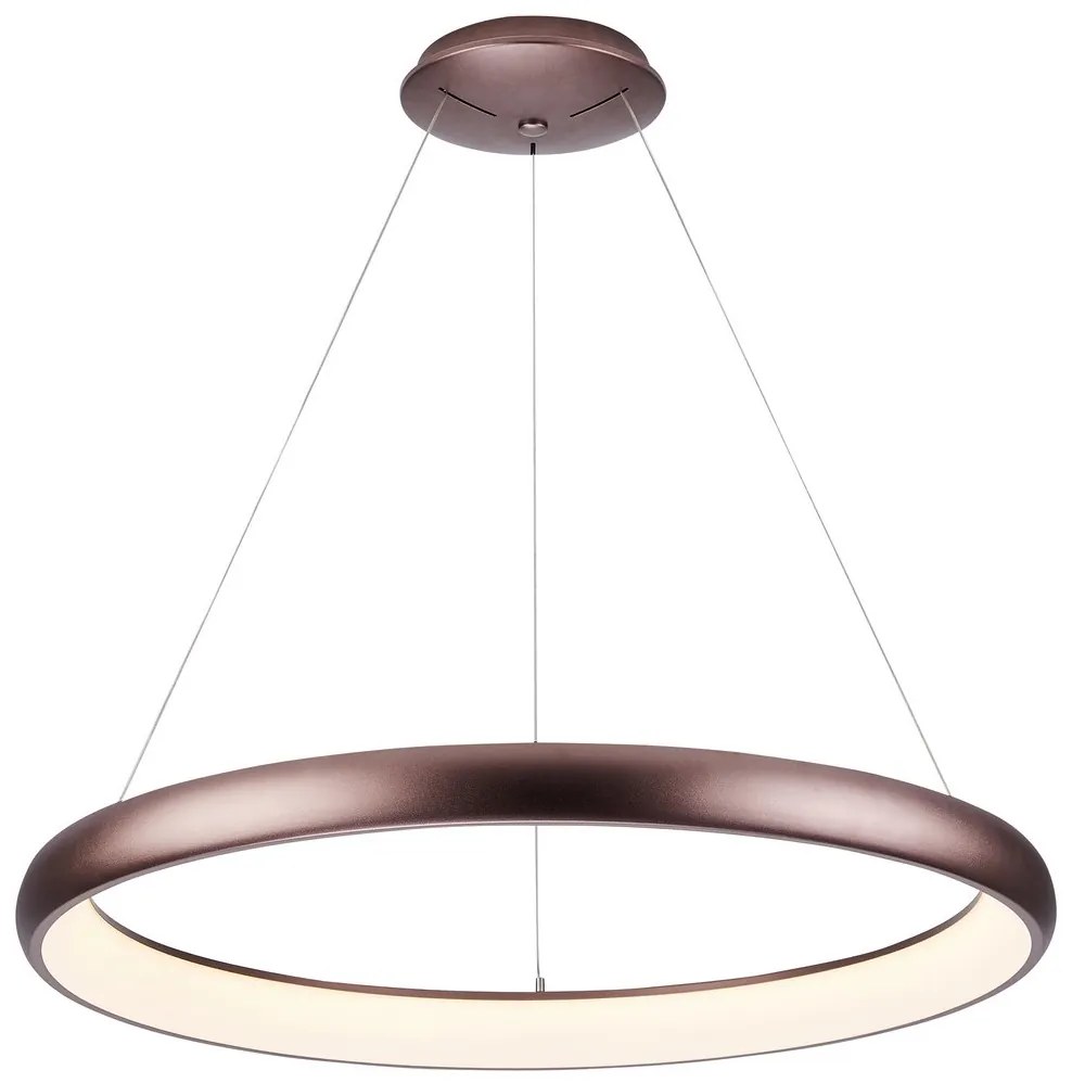 Azzardo AZ5059 - Lustră LED dimabilă pe cablu ANTONIO LED/32W/230V maro + + telecomandă