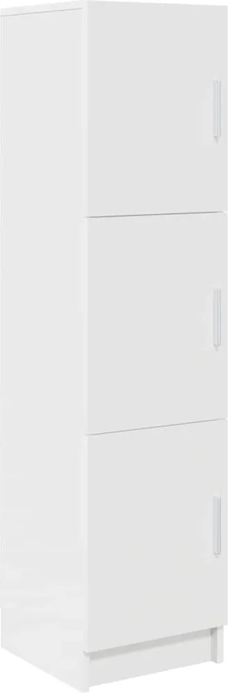 vidaXL Bufet Alb 31.5 x 32 x 122.5 cm