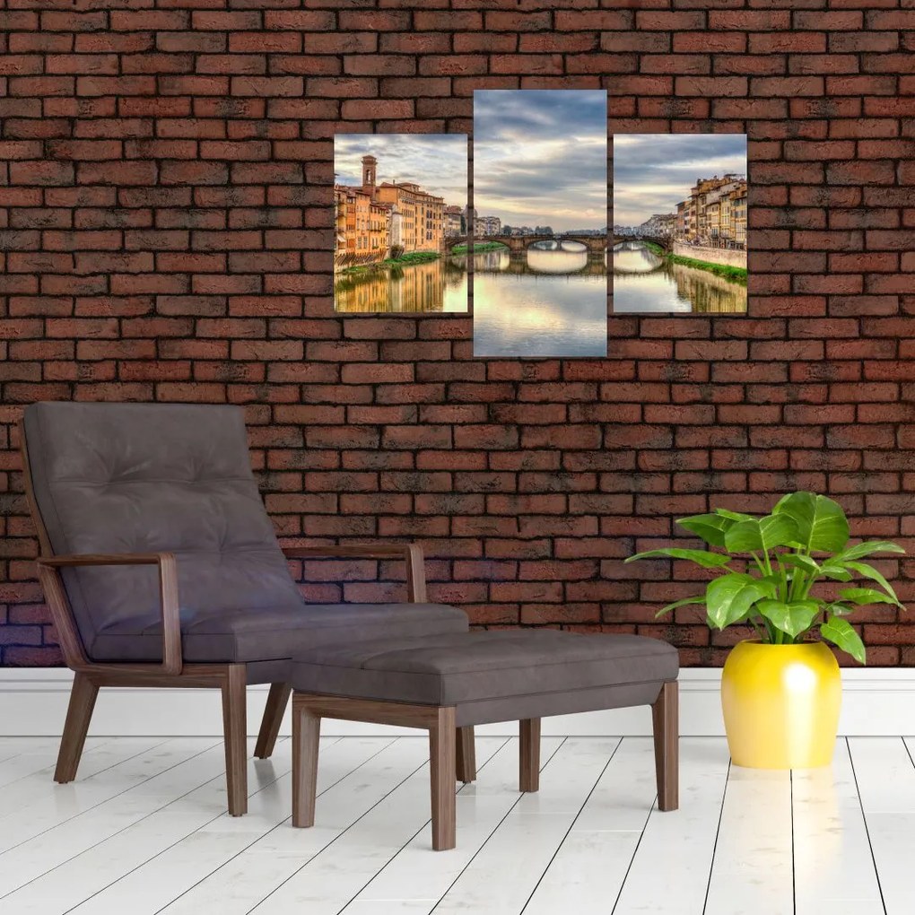 Tablou - Pod peste râu (90x60 cm)