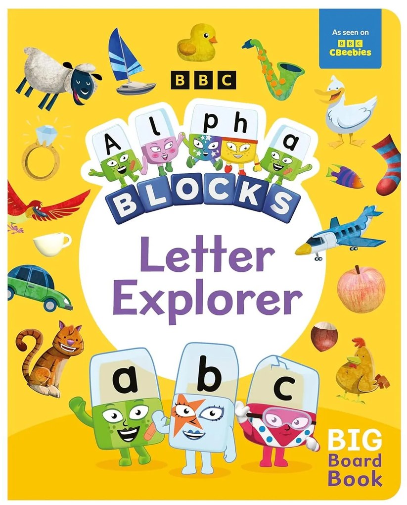 CARTICICA CU LITERE SI SUNETE - ALPHABLOCKS (9781802632569)