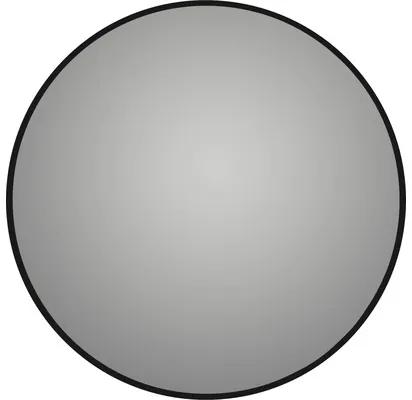 Oglinda DSK rotunda cu margine neagru mat Ø 60 cm
