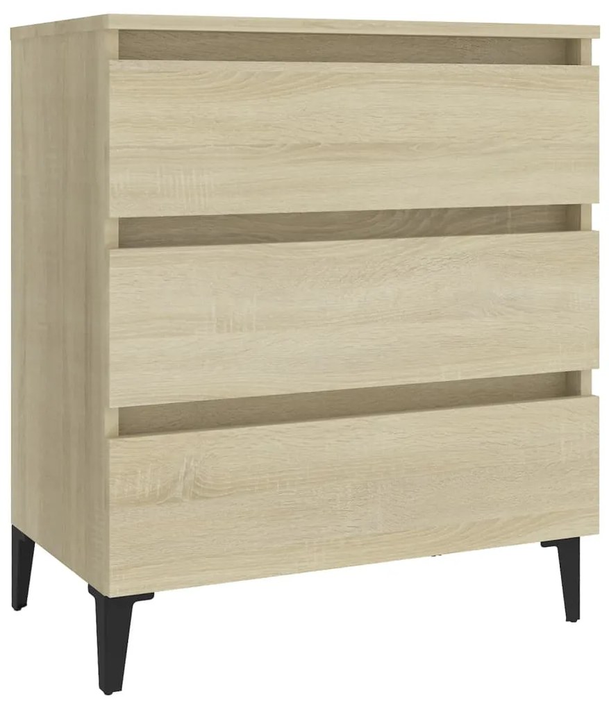 806097 vidaXL Servantă, stejar Sonoma, 60x35x69 cm, PAL