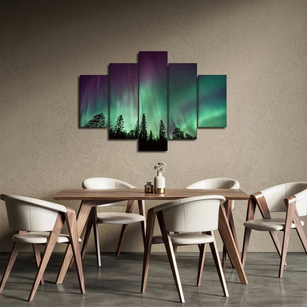 Tablou cu Northern Lights (150x105 cm)