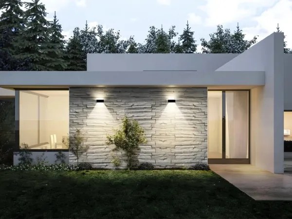 Aplică solară de perete LED Viking, 1,3 W, 3,7 V, IP44, 4000 K, 2000 mAh