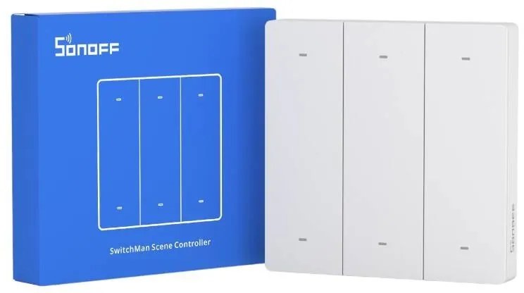 Intrerupator de Perete pentru Scene Inteligente Sonoff R5 Alb