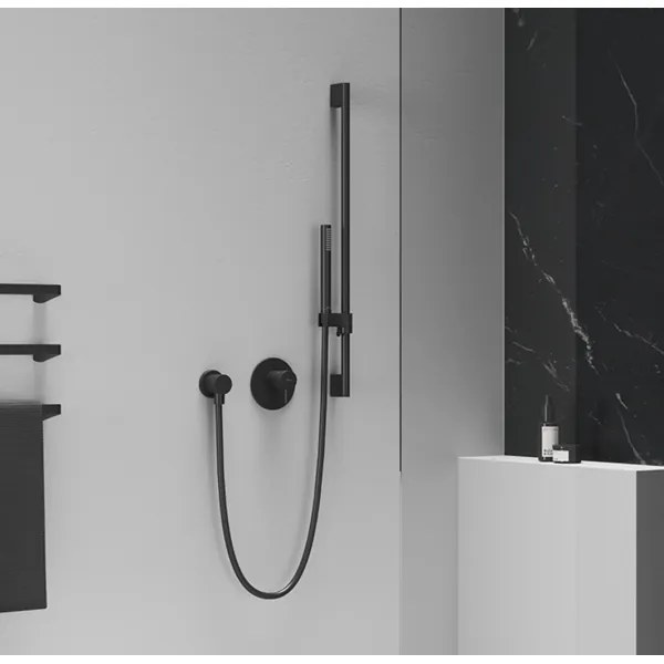 Ravak X07P670 - Cap de duș manual negru mat