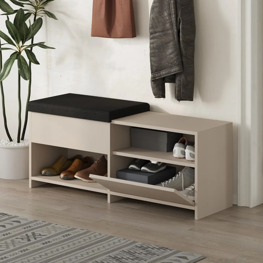 Pantofar crem cu bancă Romi – Marckeric