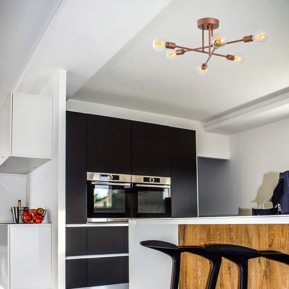 Plafonieră bronz 64x64 cm Flower – Opviq lights