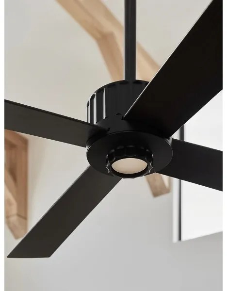Ventilator LED de tavan Lucci air 213170 NEWPORT negru + telecomandă