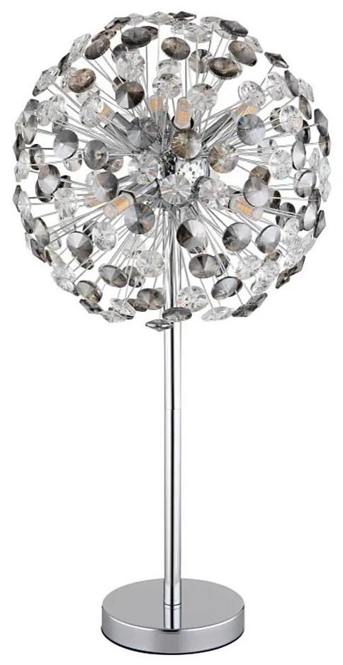 Lampă LED de masă Globo 64135TC KATRINA 8xG9/3,5W/230V crom lucios
