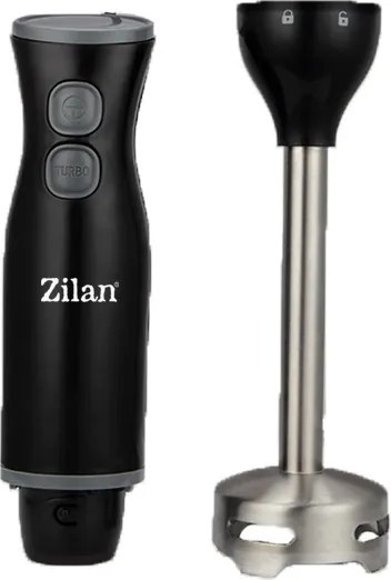 Mixer vertical Zilan ZLN5237 Negru, pahar gradabil inclus, putere 250W, doua viteze