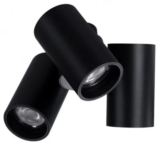 Spot modern directionabil aplicat tavan/plafon MAKALU 3 GU10 negru