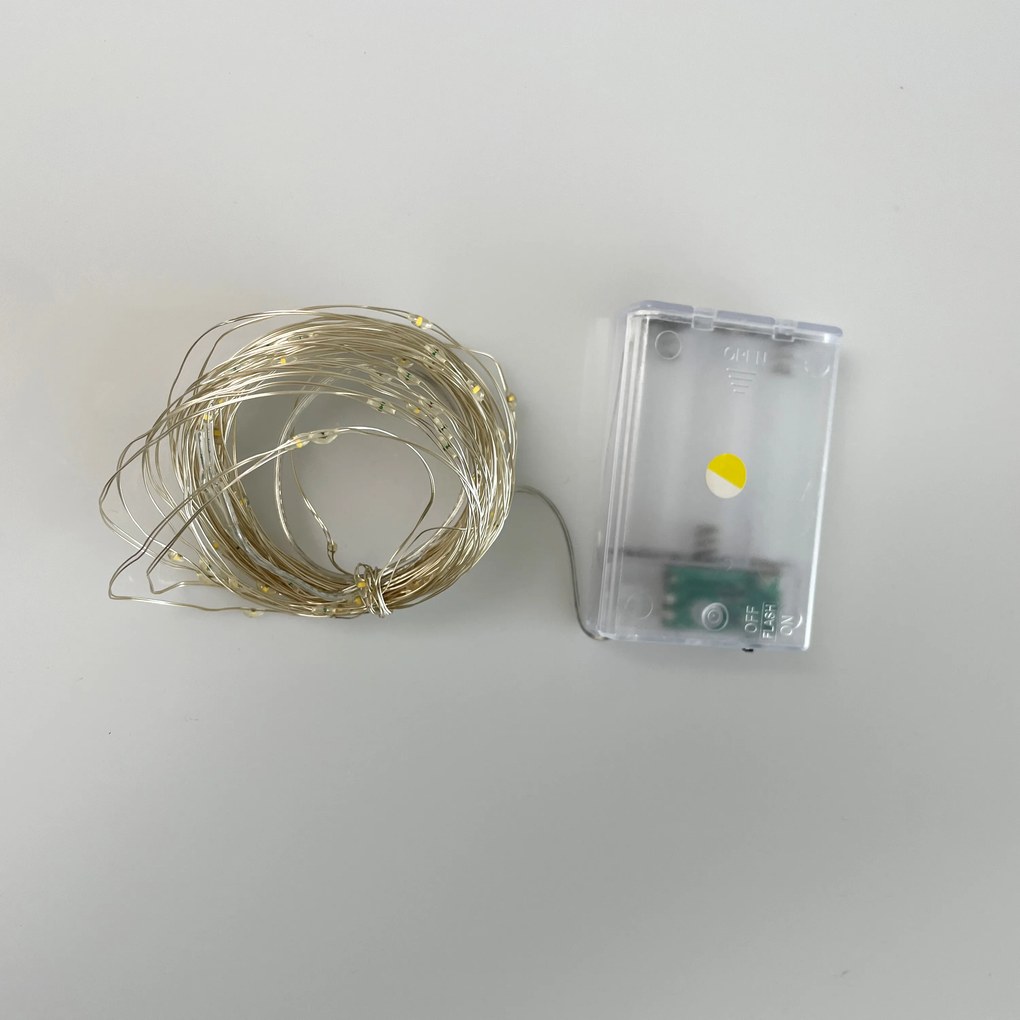 Lanț ușor cu LED pentru lanterne - 12 m