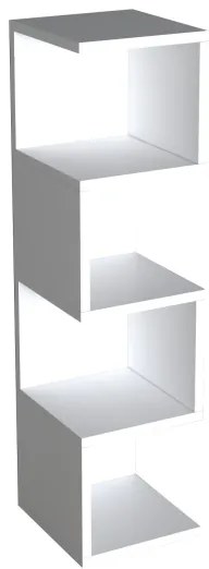 Bibliotecă ALIN 95x25 cm albă