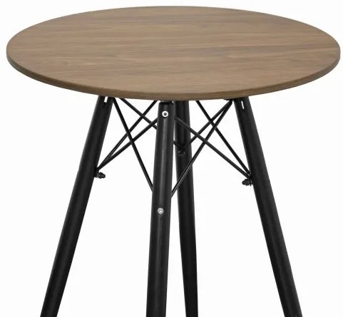 Masă rotundă ANELLO Dark Ash 60cm