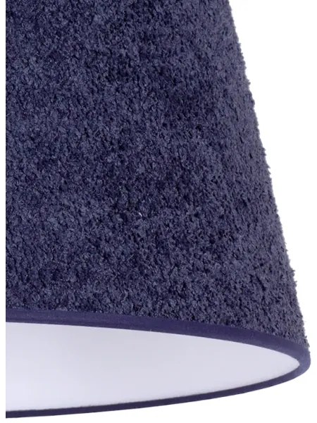 Lampă de masă Duolla BOUCLE 1xE27/15W/230V d. 28 cm albastru/lemn