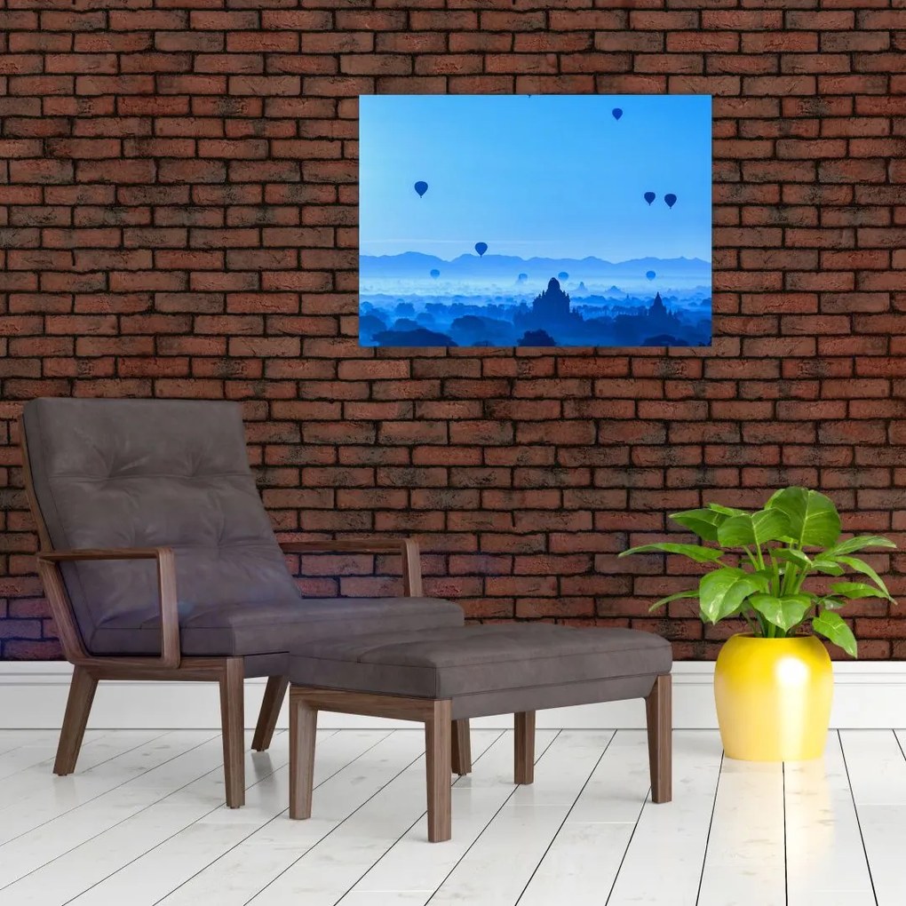 Tablou - Peisaj și săgeți (70x50 cm)