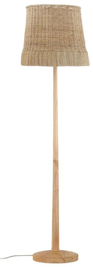 Lampadar în culoare naturală cu abajur din ratan (înălțime 160 cm) Kakasi – Bloomingville