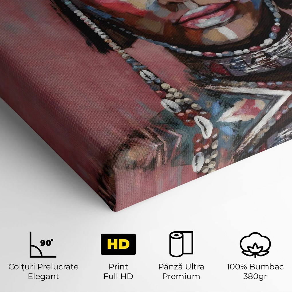 Tablou Canvas, 60x120cm, Dormitor si Living, Femei, Femei africane, Zola