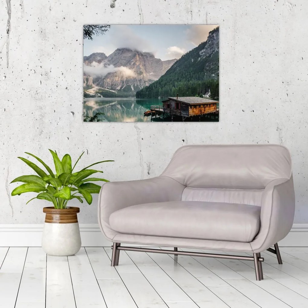 Tablou - Lake Prags (70x50 cm)