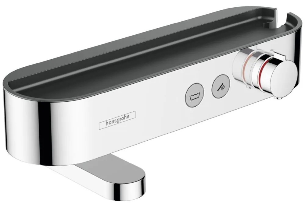 Baterie cada termostatata crom lucios, pipa pivotanta, Hansgrohe ShowerTablet Select 400 Crom lucios