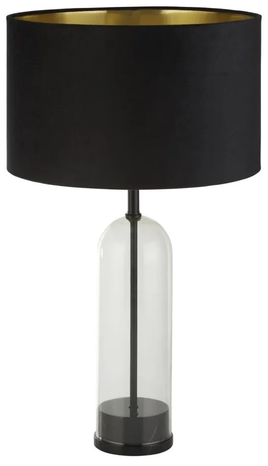Veioza/Lampa de masa design decorativ Oxford negru