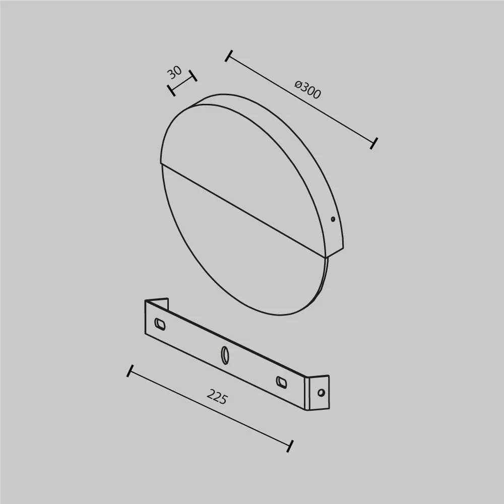 Aplica de perete LED design decorativ ambiental Jupiter