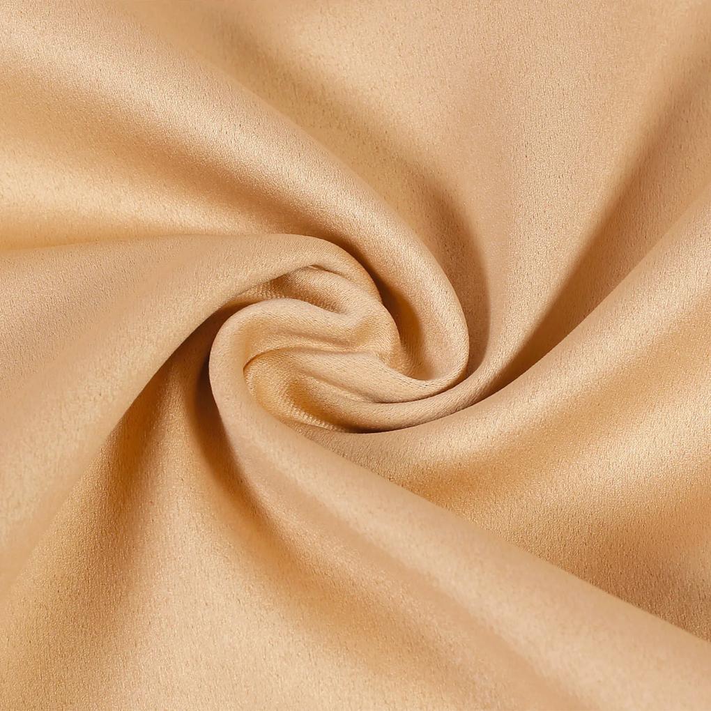Goldea draperie blackout - bl-38 bej-auriu - lățime 270 cm 160x270 cm