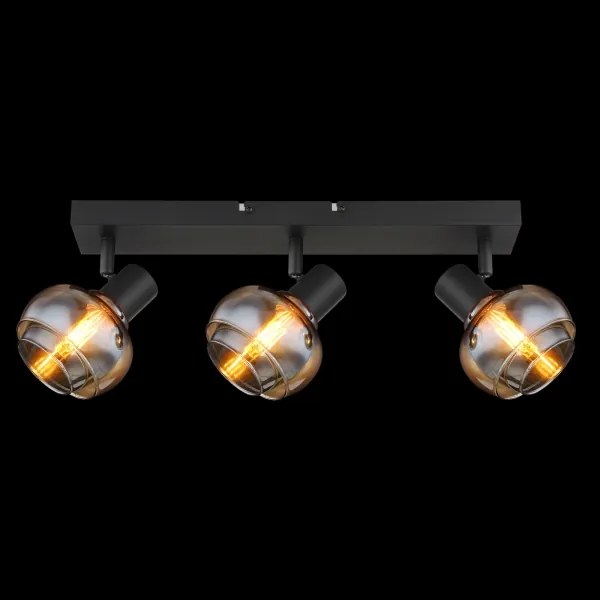Globo 54309-3B - Lampă spot TOKKI 3xE14/40W/230V neagră