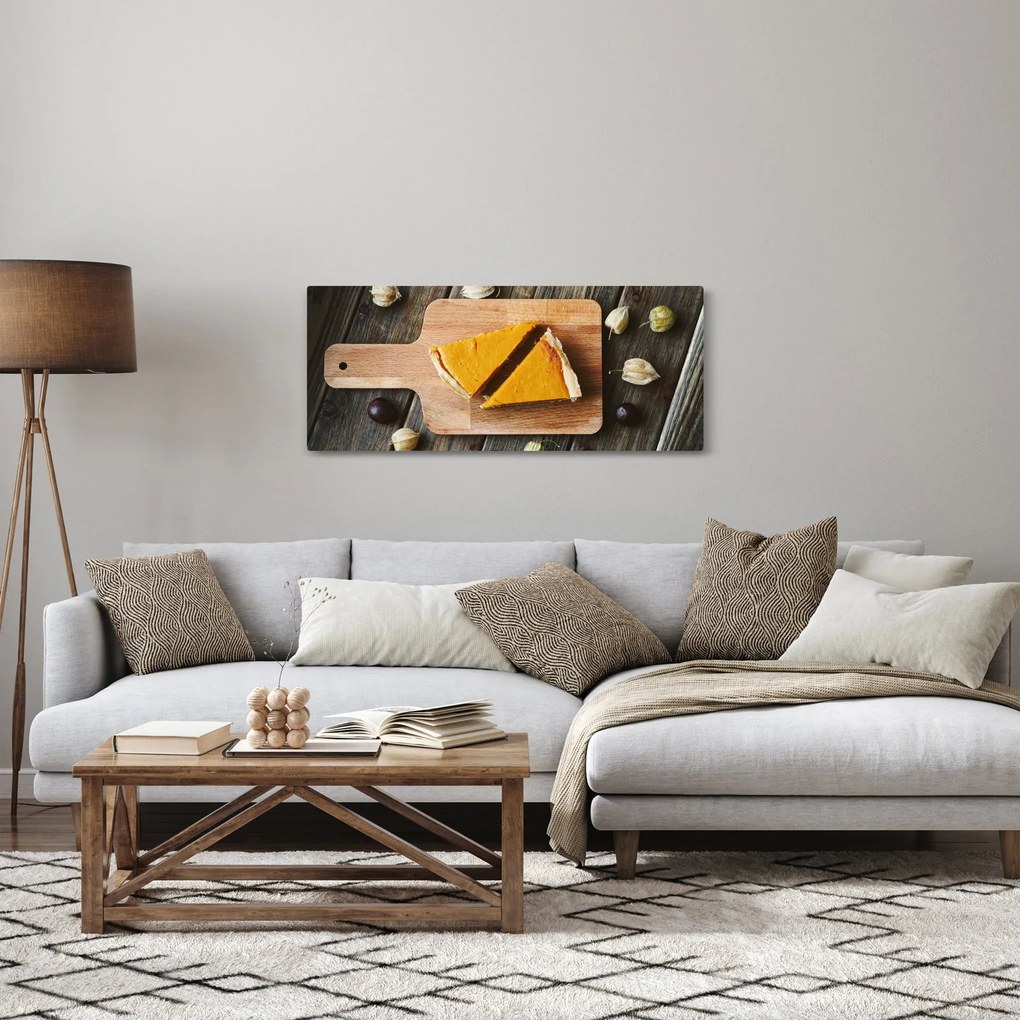 Tablou -Prăjitură cu dovleac (120x50 cm)