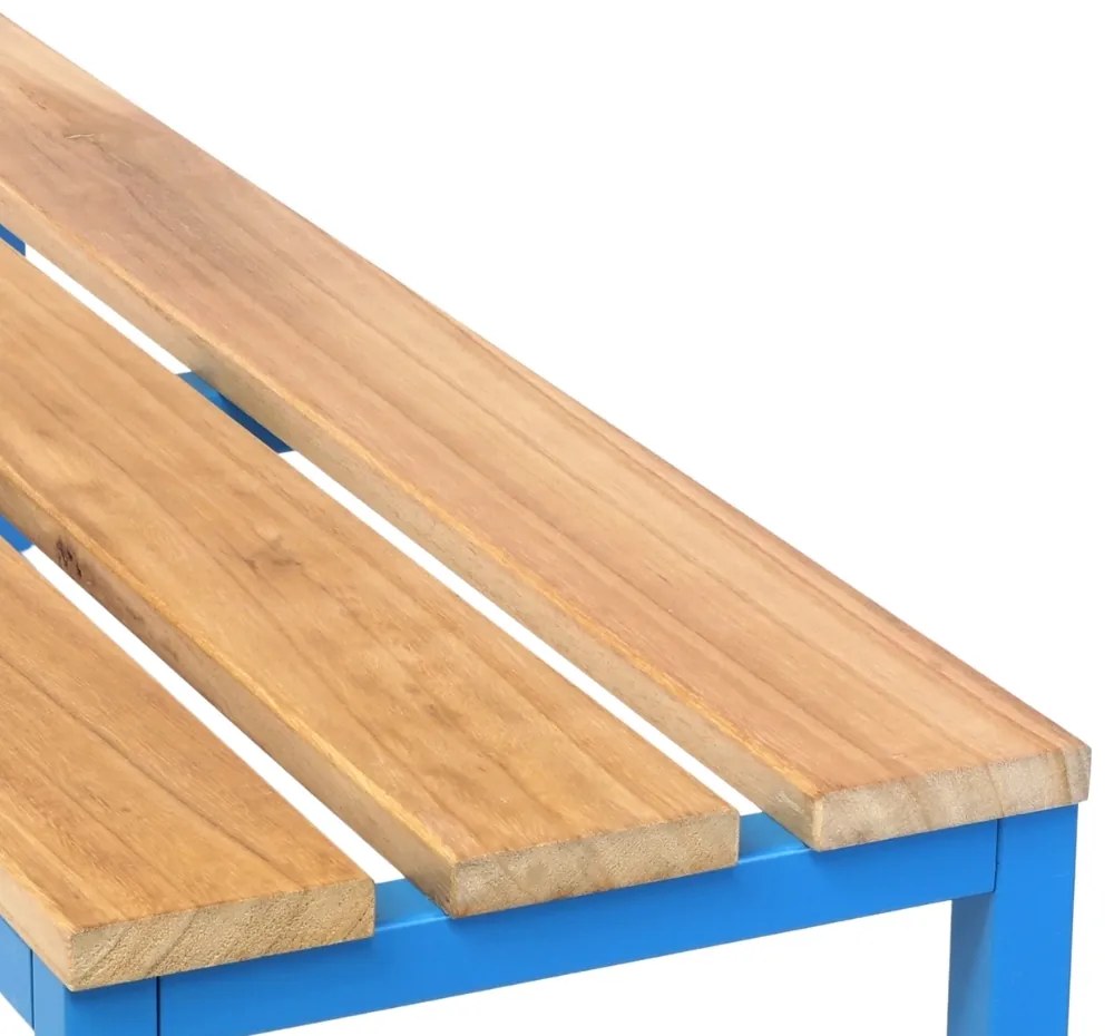 Bancă pentru dressing 100 x 35 x 45 cm, albastru - RAL 5012