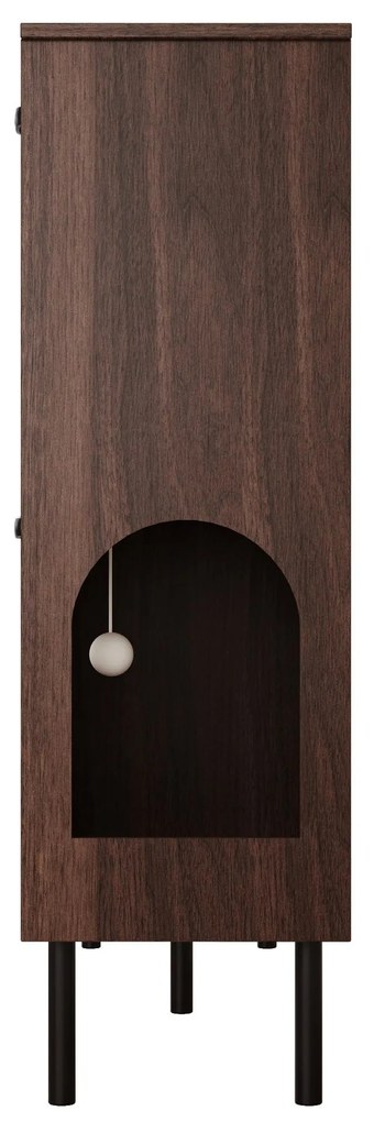 Pantofar cu 3 clapete, cu raft pentru jucării pentru animale de companie, 120x28x92 cm, Maro