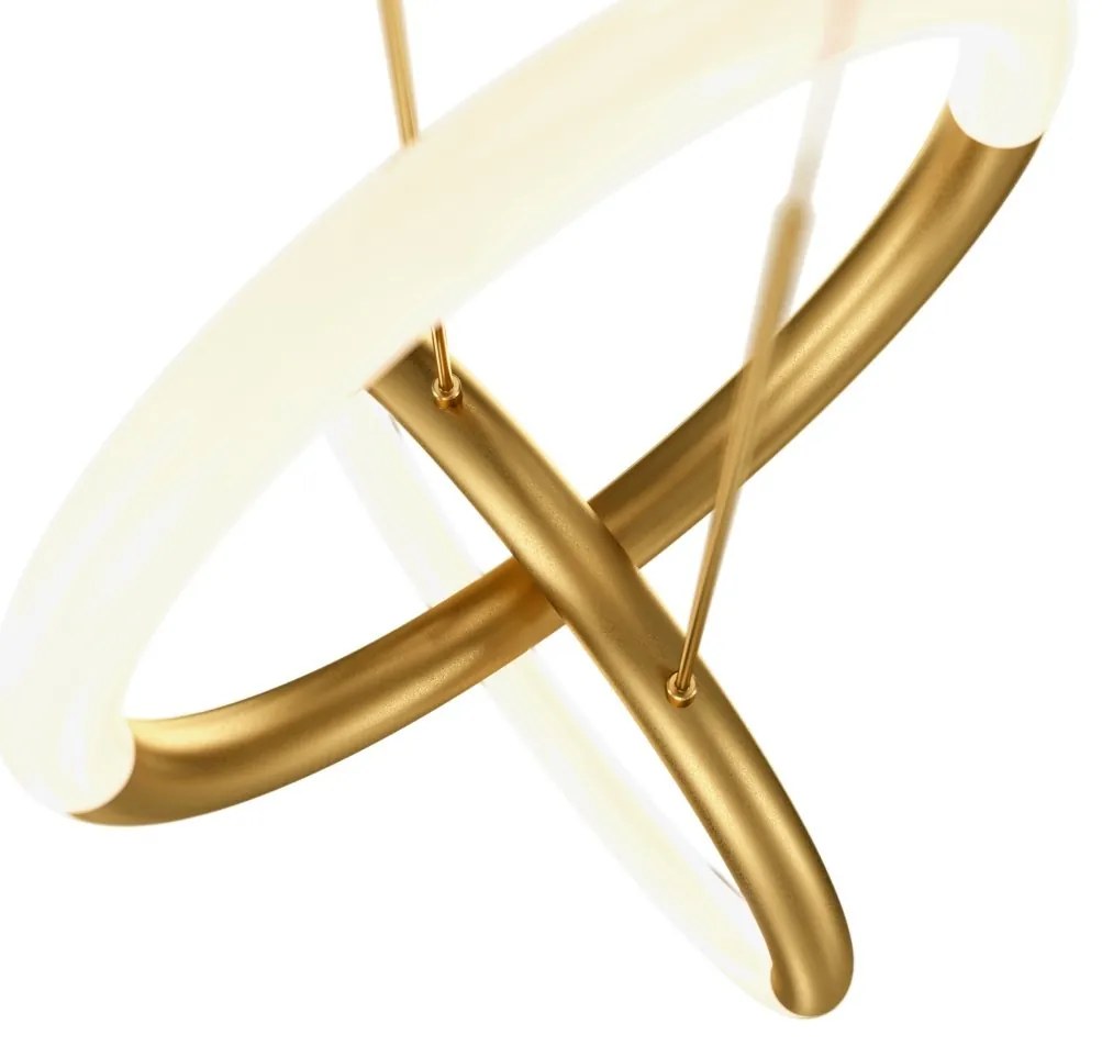 Pendul LED design modern Node auriu