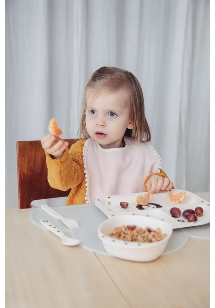 Bavețică din muselină Kindsgut London, roz