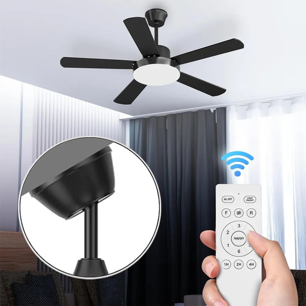 Ventilator de tavan cu iluminare si telecomanda