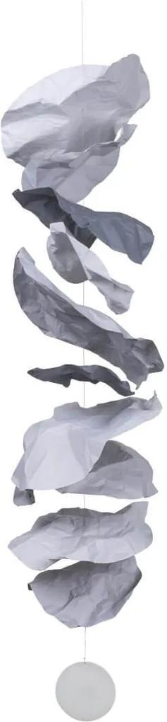 Obiect decorativ suspendat Paper garland  large grey