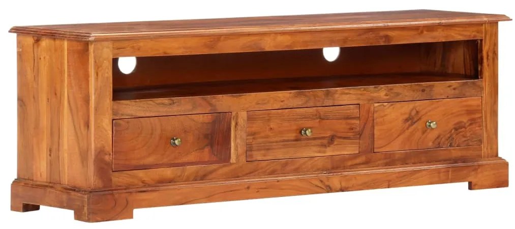 247759 vidaXL Comodă TV, 120 x 30 x 40 cm, lemn masiv de acacia