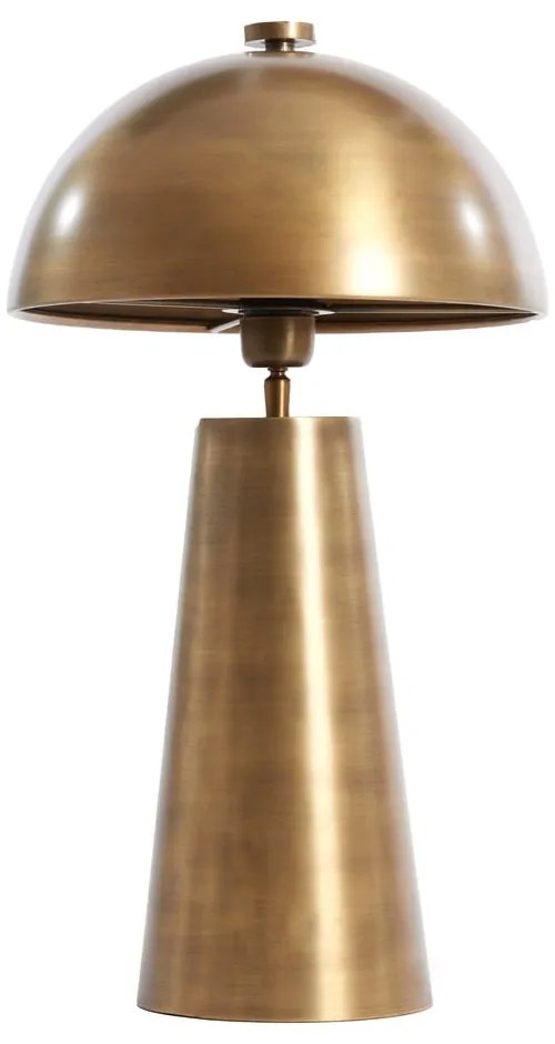 Veioză bronz cu abajur din metal (înălțime 52 cm) Dita – Light &amp; Living