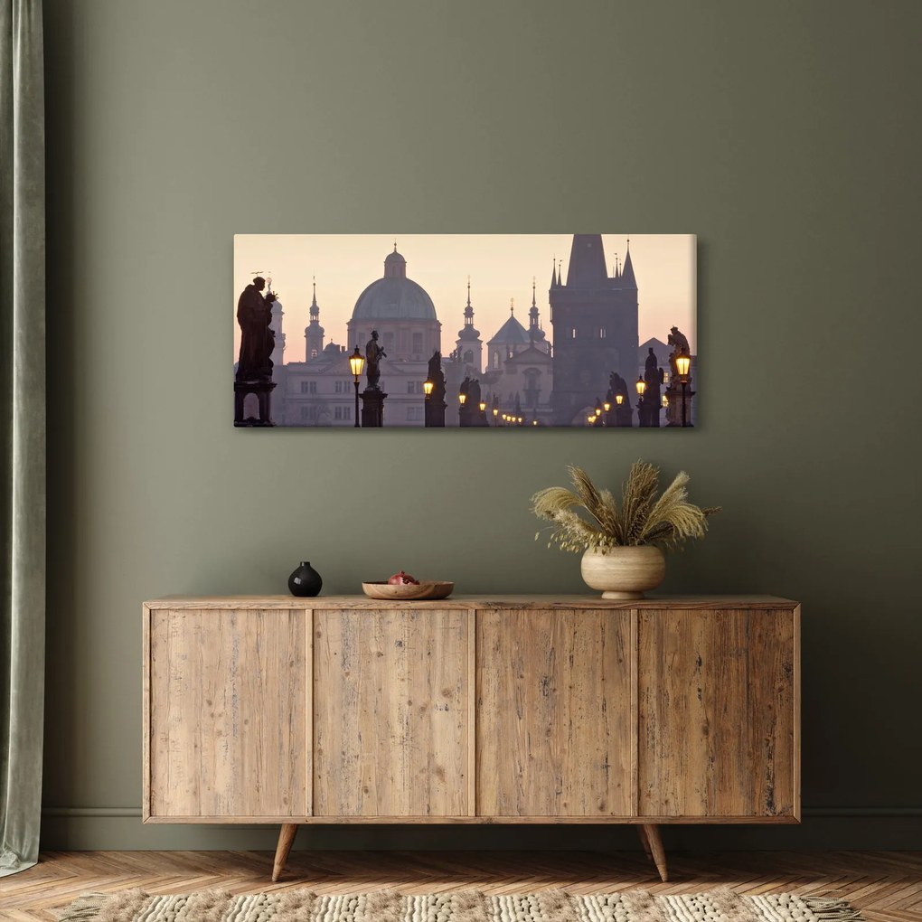 Tablou - Podul Charles (120x50 cm)